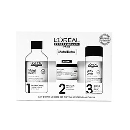 Coffret Trio Metal Detox - Soins Cheveux Anti-Métal